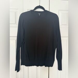 Express Long Sleeve lightweight Black Sweater